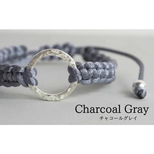ふるさと納税 アクセサリー ブレスレット 石川県 小松市 Bracelet -Dawn- Charcoal Gray シルバー ブレスレット チャコールグレー Charcoal Gray(チャコール…