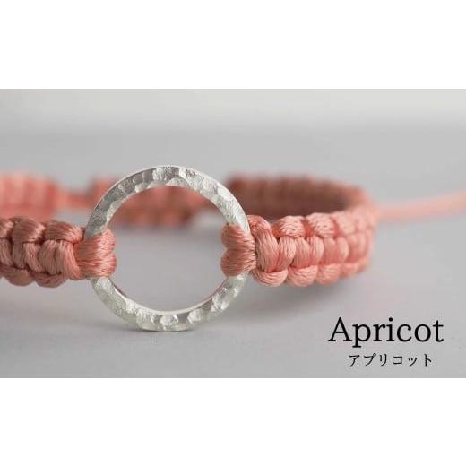 ふるさと納税 アクセサリー ブレスレット 石川県 小松市 Bracelet -Dawn- Apricot シルバー ブレスレット アプリコット Apricot(アプリコット)