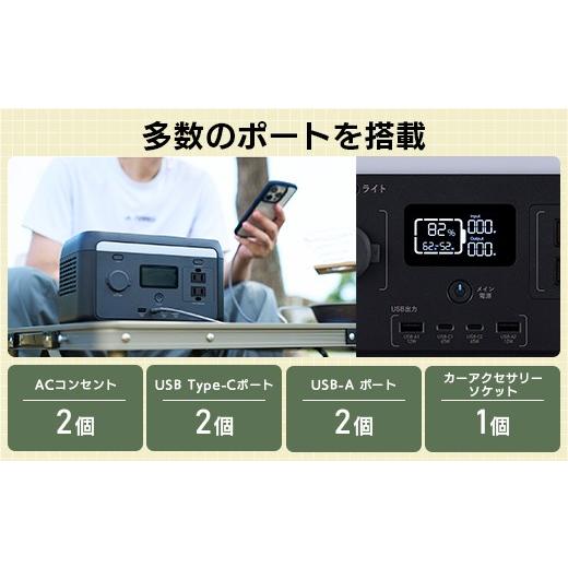 ふるさと納税 電化製品 長野県 伊那市  330-96 ロジテック ポータブル電源 200P ソーラーパネル 100W セット 容量 205Wh AC出力 300W DE-PS200PLBK+MPA-SP100D…の画像