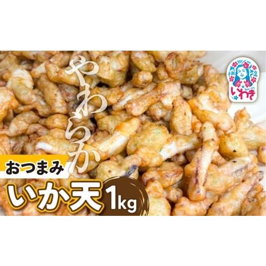 ふるさと納税 魚貝類 かまぼこ 福島県 いわき市 やわらか おつまみいか天 1kg | やわらか おつまみ いか天 ソフトタイプ おやつ すり身 晩酌 自然解凍 貴千 …