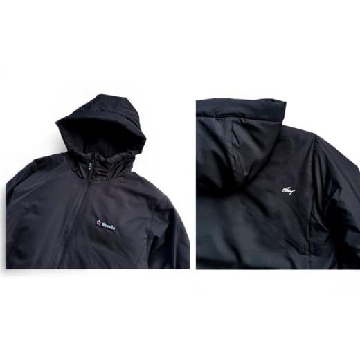ふるさと納税 アウトドアグッズ ウェア 静岡県 牧之原市 005-183 ファッション 洋服 ライトフードイケオジ中綿ジャケット ブラック オシャレ M L XL サイズ ア…