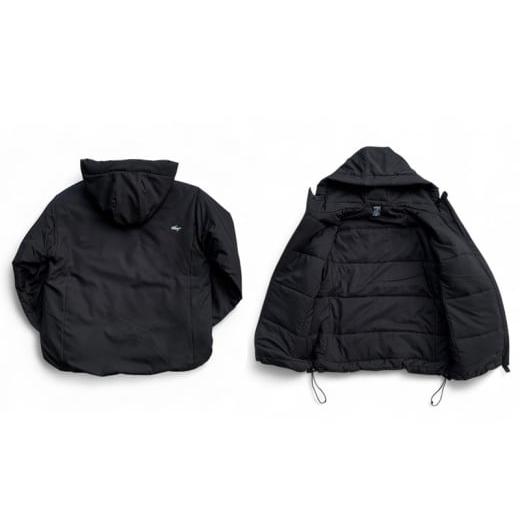 ふるさと納税 アウトドアグッズ ウェア 静岡県 牧之原市 005-183 ファッション 洋服 ライトフードイケオジ中綿ジャケット ネイビー オシャレ M L XL サイズ ア…