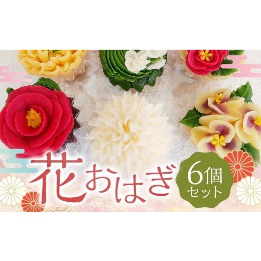 ふるさと納税 和菓子 熊本県 人吉市 花おはぎ 6個セット お菓子 和菓子 おやつ あんこ 花 手作り 贈り物 プレゼント 熊本県 人吉市 冷凍