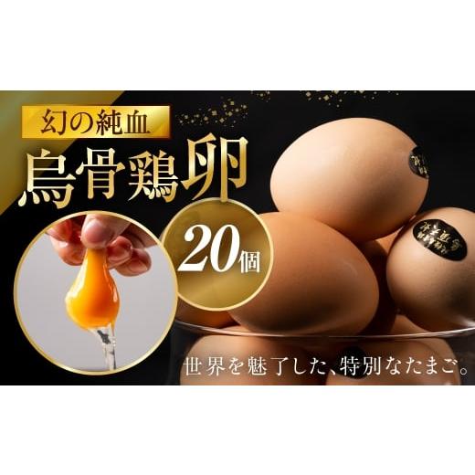 ふるさと納税 卵(鶏、烏骨鶏等) 岐阜県 大垣市 烏骨鶏卵 モールド 20個セット (10個入 × 2パック) たまご 卵 玉子 鶏 高級 高級卵 20個 (10個入 × 2パック…