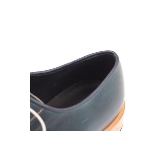ふるさと納税 ファッション 靴 奈良県 大和郡山市 0071 Noble 3Eウィズ Bottle Green（ボトルグリーン）　メンズ ファッション 靴 シューズ 本革 28.0cm No.59…の画像