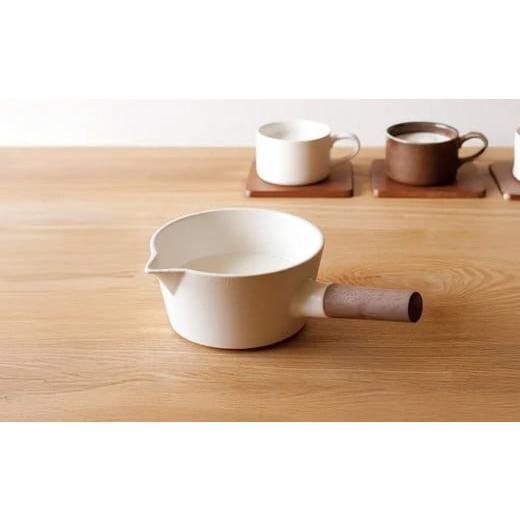 ふるさと納税 食器・グラス セット 三重県 四日市市  萬古焼（ばんこやき） コロンとかわいいフォルムで使い勝手の良いミルクパン 4th-market リコッタ ミル…の画像