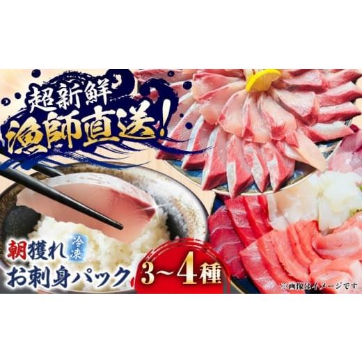 ふるさと納税 旬の鮮魚等 長崎県 五島市 五島の漁師厳選 お刺身パック 3-4種盛り2皿 五島市/Sun Sea Go Company 魚 おまかせ お任せ 鮮魚 五島列島