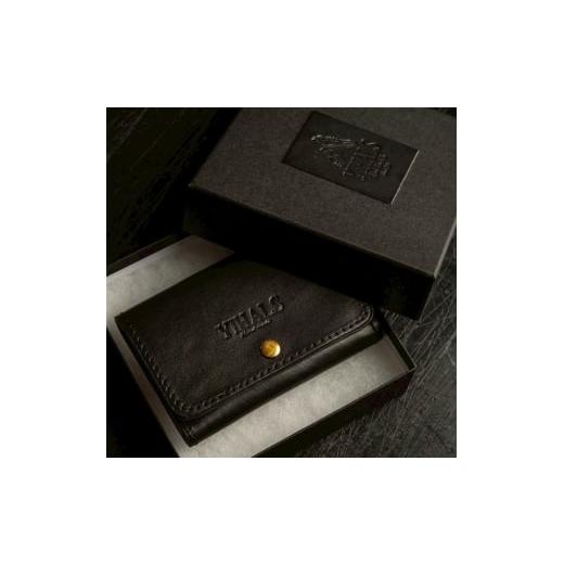 ふるさと納税 ファッション 神奈川県 伊勢原市 YIHALS ハンドメイド 牛革 名刺入れ ネイビーブルー[靴屋が手掛ける革製品]|イハレス レザー 革小物 0653 ネ…