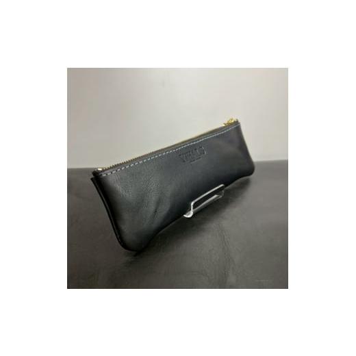 ふるさと納税 文房具・玩具 神奈川県 伊勢原市 YIHALS ハンドメイド 牛革 ペンケース ダークブラウン[靴屋が手掛ける革製品]|イハレス レザー 革小物 0651 …