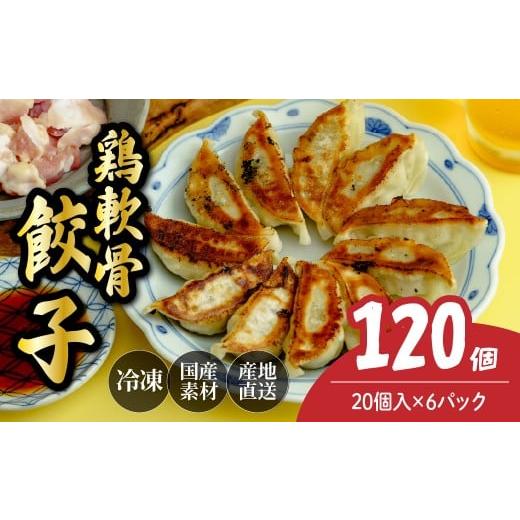 ふるさと納税 惣菜・レトルト 冷凍 埼玉県 北本市 鶏軟骨餃子20個×6箱 餃子 120個 人気店の旨味あふれる冷凍餃子 | 大容量 ギョウザ 冷凍餃子 ギョーザ 冷凍…