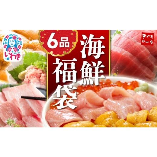ふるさと納税 マグロ 福島県 いわき市 25年12月配送 豪華海鮮6品福袋|本マグロ まぐろ 大トロ&中トロ ウニ イクラ ネギトロ 海鮮丼 手巻き寿司 約4〜6人前 …