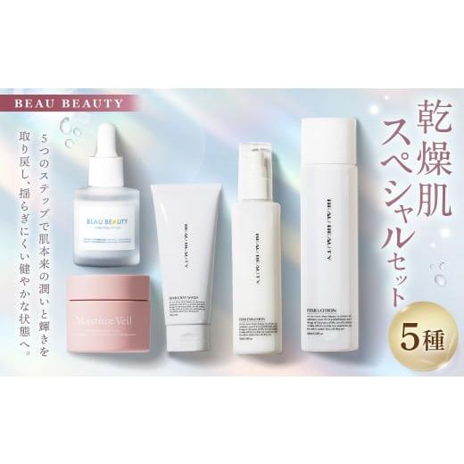 ふるさと納税 美容 化粧水 岐阜県 美濃加茂市 BEAU BEAUTY 乾燥肌 スペシャルセット 5種 (フェムポーション ・ クレイウォッシュ ・ スキンローション ・ エ…
