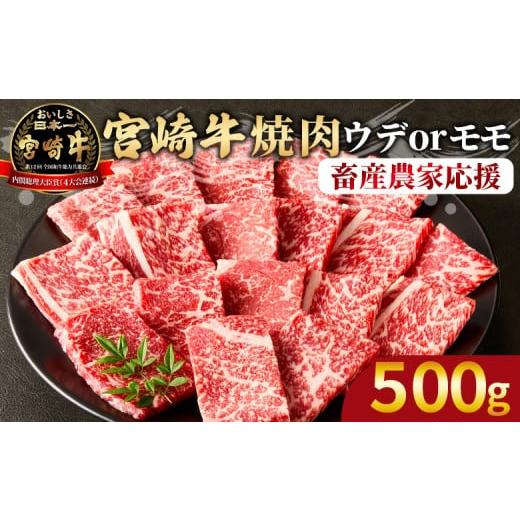 ふるさと納税 牛肉 焼肉・バーベキュー 宮崎県 国富町 宮崎牛 赤身焼肉 1パック(500g) 2026年2月に順次出荷 国産 黒毛和牛 牛肉 牛 精肉 カット肉 BBQ ウデ…