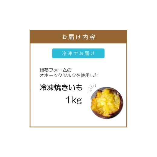 ふるさと納税 野菜類 サツマイモ 北海道 北見市 緑夢ファームのオホーツクシルクを使用した 冷凍 焼きいも 1kg ( さつまいも さつま芋 焼き芋 大学芋 冷凍 ) 2…の画像