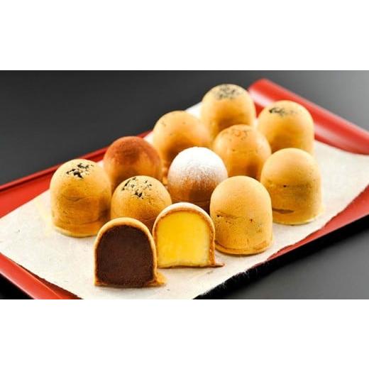 ふるさと納税 菓子 饅頭 北海道 小樽市 小樽名物 ぱんじゅう 12個入り ( こしあん / つぶあん / クリーム / チョコ / 生キャラメル / 抹茶 各2個 ) ×2…