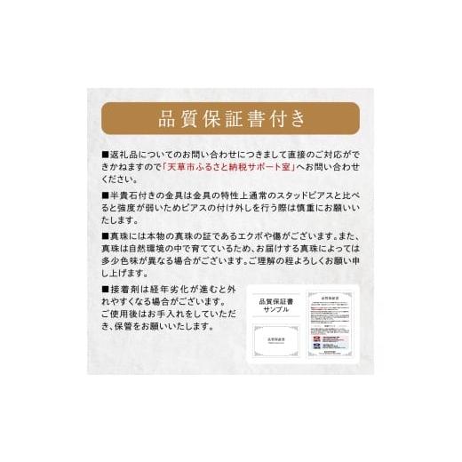 ふるさと納税 アクセサリー ネックレス 熊本県 天草市 S101-398_あこや真珠 天草 ネックレス 9mm - 9.5mm ホワイトピンク 真珠 (半貴石 シトリン ロードライト…_7