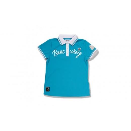 ふるさと納税 服 女 愛知県 名古屋市 BUNCUREY ゴルフウェア 半袖ポロシャツ(BL23SS-01-504) サックス/サイズ1 サックス/サイズ1