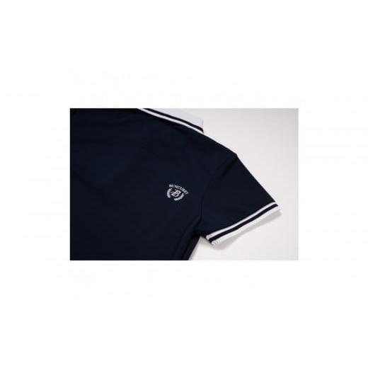 ふるさと納税 服 女 愛知県 名古屋市 BUNCUREY　ゴルフウェア　半袖ポロシャツ（BL23SS-01-504)　ネイビー／サイズ0 ネイビー／サイズ0_4