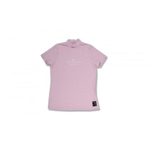 ふるさと納税 服 女 愛知県 名古屋市 BUNCUREY ゴルフウェア 半袖モックネック(BL23SS-02-508)ピンク/サイズ0 ピンク/サイズ0