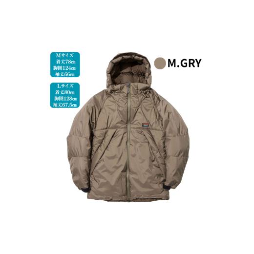 ふるさと納税 服 男 滋賀県 米原市 NANGA AURORA TEX DOWN JACKET IBUKI ナンガ オーロラテックス ダウンジャケット イブキ ミドルグレー・L No.5694-7752 105…の画像
