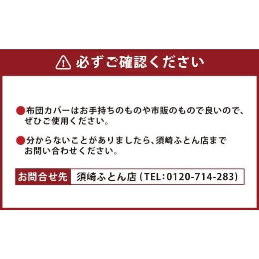 ふるさと納税 タオル・寝具 掛け布団 福岡県 みやま市 S76 お手頃 防ダニ 肌掛け布団 ダブルサイズ 綿 高機能ポリエステル 掛け布団 布団 ふとん 洗える 寝具 …の画像