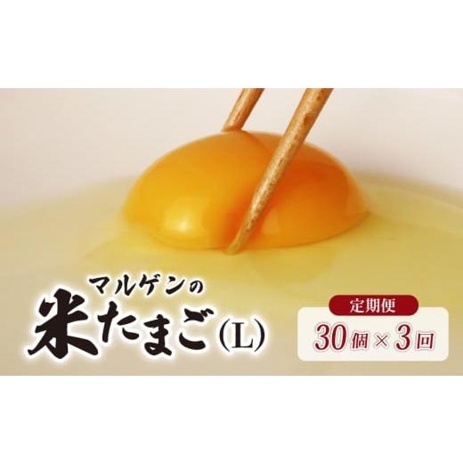 ふるさと納税 卵(鶏、烏骨鶏等) 千葉県 旭市 定期便 3回 マルゲンの米たまご Lサイズ 30個 卵 たまご 鶏卵 にわとり 新鮮 こだわり 朝食 昼食 夕食 目玉焼…