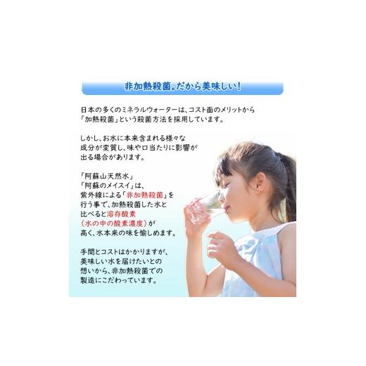 ふるさと納税 水・ミネラルウォーター 1L〜2L 熊本県 小国町  ふるくま 定期便 2回 阿蘇のメイスイ 阿蘇山 天然水 2L × 6本 1ケース 熊本 阿蘇 水 みず 飲料 …の画像