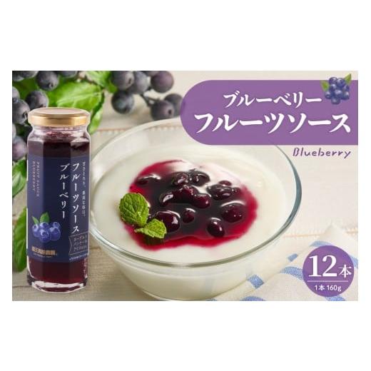 ふるさと納税 加工品等 山形県 東根市 フルーツソース160g ブルーベリー(12本)和歌山産業提供 山形県 東根市 hi070-010 ブルーベリー(12本)
