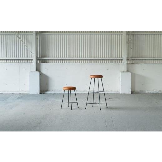 ふるさと納税 家具 インテリア・寝具・収納 岐阜県 大垣市 アイアン スツール 本革 LOW SK STOOL BROWN サイズ スツール 丸 椅子 イス いす ハイスツール キッ…