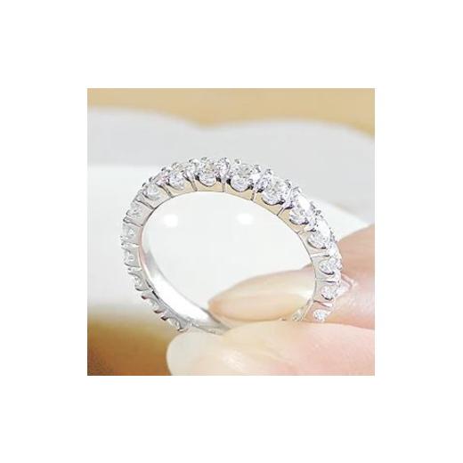 ふるさと納税 アクセサリー リング 山梨県 甲府市 サイズ：9号 甲府ジュエリー Pt950　1.50ct　エーデル　ダイヤモンド　フルエタニティリング-R0100 サイズ…_6