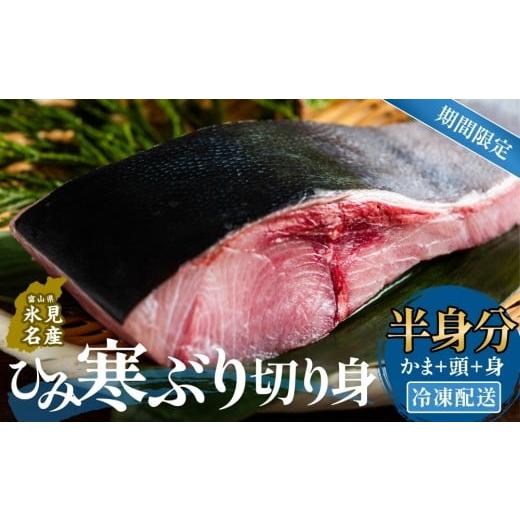 ふるさと納税 魚貝類 富山県 氷見市 先行予約 ひみ寒ぶり切り身(半身分) 冷凍配送 冷凍配送