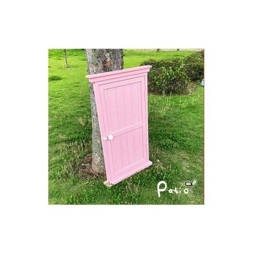 ふるさと納税 雑貨・日用品 インテリア 愛知県 小牧市 フェイクドアーのオブジェ 大 色:ピンク ピンク
