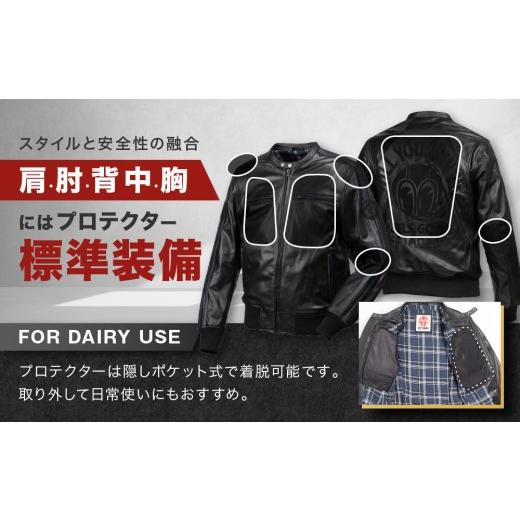 ふるさと納税 スポーツ・アウトドア 京都府 京都市 SP忠男レザージャケット ブラック Mサイズ ｜京都 バイクギア 人気ブランド バイク SPJ-6 ［ レザージャケ…_4