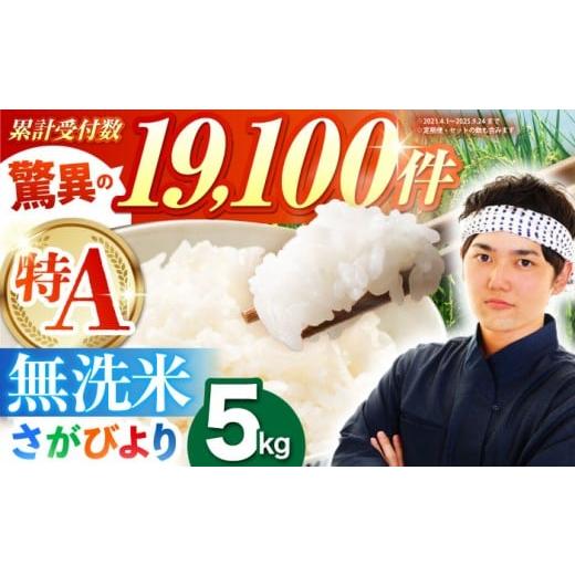 ふるさと納税 無洗米 佐賀県 江北町 12月発送 さがびより 無洗米 5kg 五つ星お米マイスター厳選 HBL005 佐賀日和 さがびより 5kg ブランド米 お米 米 新米 特…