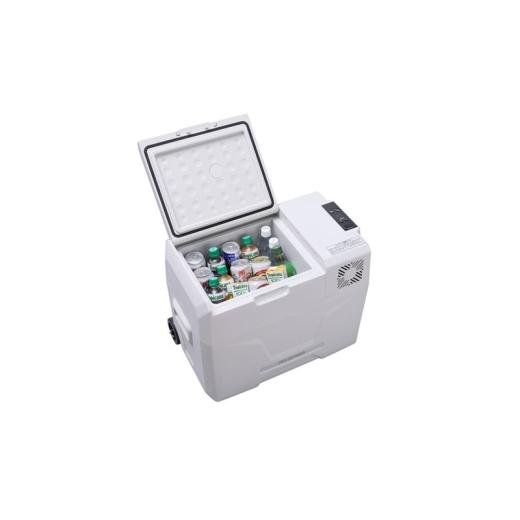 ふるさと納税 電化製品 宮城県 大河原町 ポータブル冷蔵冷凍庫 40L IPD-4B-W ホワイト ポータブル冷蔵庫 アイリスオーヤマ キャンプ アウトドア バーベキュー …の画像