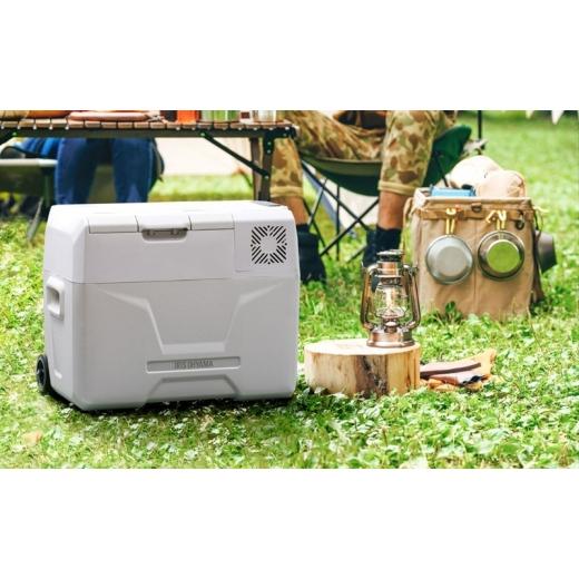 ふるさと納税 電化製品 宮城県 大河原町 ポータブル冷蔵冷凍庫 40L IPD-4B-W ホワイト ポータブル冷蔵庫 アイリスオーヤマ キャンプ アウトドア バーベキュー …の画像