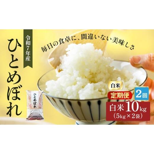 ふるさと納税 米 ひとめぼれ 宮城県 大河原町 令和7年産 定期便 2回 ひとめぼれ 5kg×2袋 ×2ヵ月(計20kg) 宮城県大河原町産 米 お米 精米 白米 令和7年 宮城…