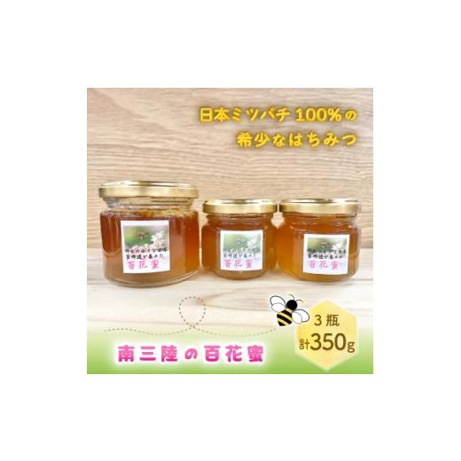 ふるさと納税 加工品等 はちみつ 宮城県 - 南三陸の百花蜜　〜日本ミツバチ100%の希少なはちみつ〜 1642792_1