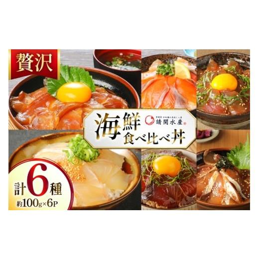 ふるさと納税 魚貝類 宮崎県 日向市 海鮮丼 6種の贅沢食べ比べ丼 1p約100g 6p 真空パック 請関水産 宮崎県 日向市 452061435 海鮮丼の具 海鮮 海鮮丼セット 食…