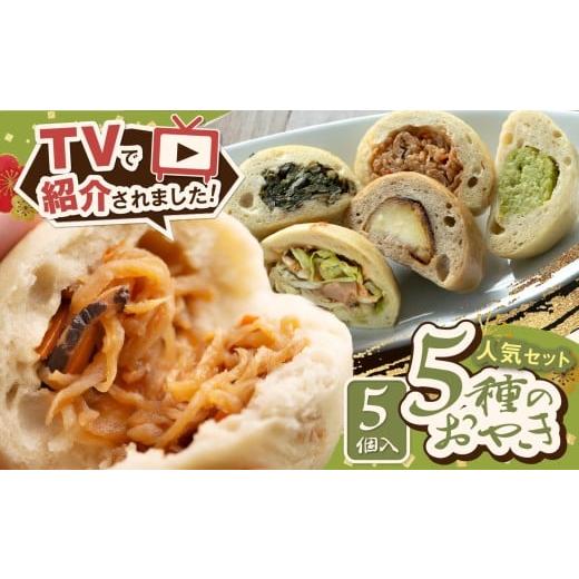 ふるさと納税 惣菜・レトルト 長野県 松本市 テレビで紹介 おやきの?峯 冷凍おやき人気5個セット(野沢菜・なす味噌・かぼちゃ・ひき肉カレー・クリームチー…