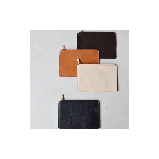 ふるさと納税 雑貨・日用品 大阪府 河内長野市 Teha'amana Square pouch S テハマナ スクエアポーチ S ベーシック ブラック テハマナ 革 皮 雑貨 おしゃれ レ…