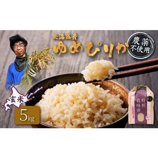 ふるさと納税 玄米 北海道 羽幌町 2025年産 北海道産 ゆめぴりか 玄米 5kg (無化学肥料・農薬不使用) | 玄米 米 ごはん ゆめぴりか 農薬不使用 健康 和食 …