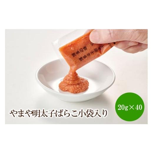 ふるさと納税 たらこ・明太子 福岡県 中間市 やまや明太子ばらこ小袋入り(20?×40)