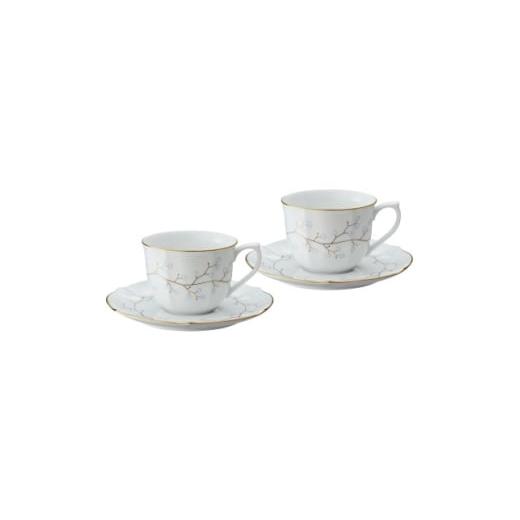 ふるさと納税 雑貨・日用品 グラス 愛知県 みよし市 ノリタケ ホワイトベル コーヒーカップ&amp;ソーサーペア 1637851