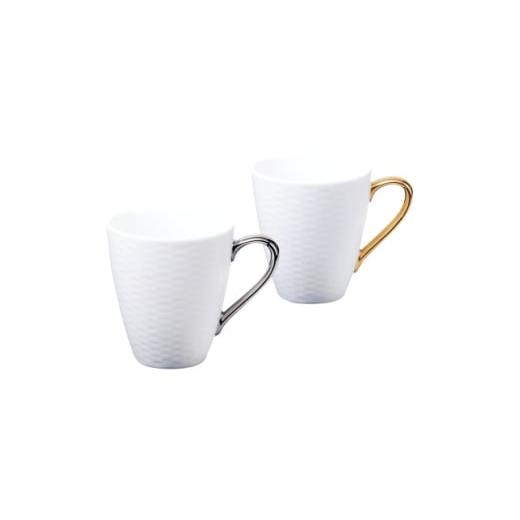 ふるさと納税 雑貨・日用品 グラス 愛知県 みよし市 ノリタケ アミ マグカップペア(金・銀) 1637952