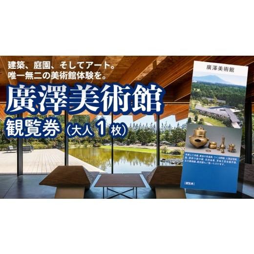 ふるさと納税 入場券・優待券 茨城県 筑西市 廣澤美術館 観覧券(大人1枚) 美術館 チケット レジャー お出かけ 夏休み 冬休み DP010ci