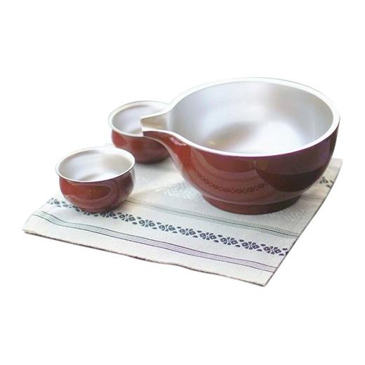 ふるさと納税 食器・グラス 福井県 鯖江市 日本酒をより美味しく〜越前漆器『酒器セット 1組(瑠璃色・朱色)』 朱色 E-07702b 朱色