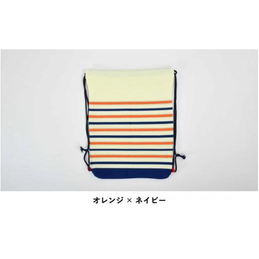 ふるさと納税 カバン リュック 福井県 鯖江市 鯖江の繊維で身を守る『リフテックバッグ』 オレンジ×ネイビー A-05302b オレンジ×ネイビー