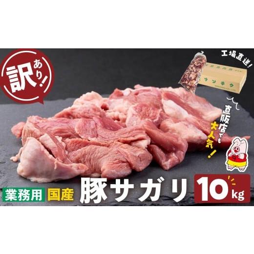 ふるさと納税 豚肉 鹿児島県 志布志市 訳あり 希少部位 国産豚サガリ(5kg×2P 計10kg) 国産 豚肉 豚肉 豚 肉 冷凍 10kg 訳あり 業務用 サガリ つまみ おつま…