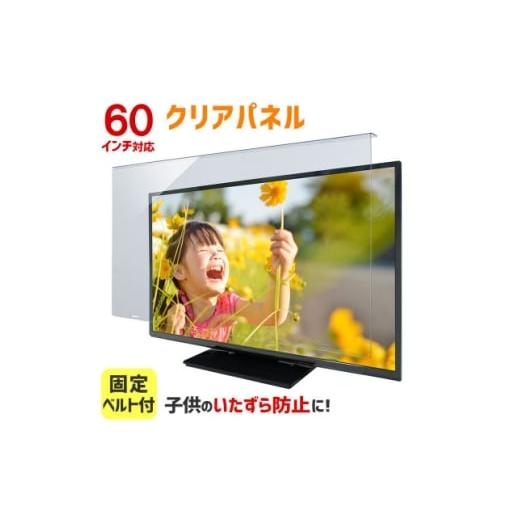 ふるさと納税 雑貨・日用品 大阪府 和泉市 大阪府和泉市 TGCL-60 60インチ用 テレビ画面保護パネル クリアタイプ テレビガード 1669366